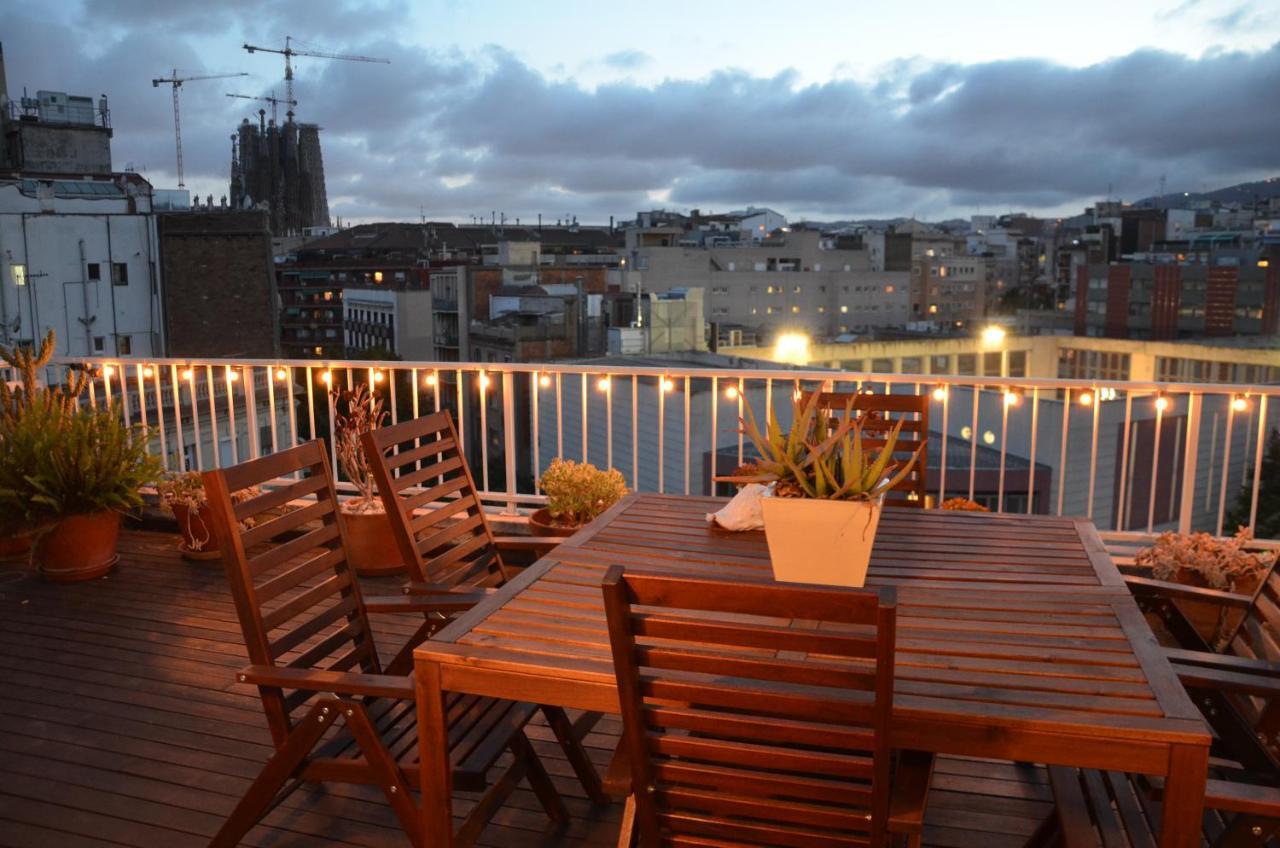 Barcelona Sunny Terrace Apartman Kültér fotó