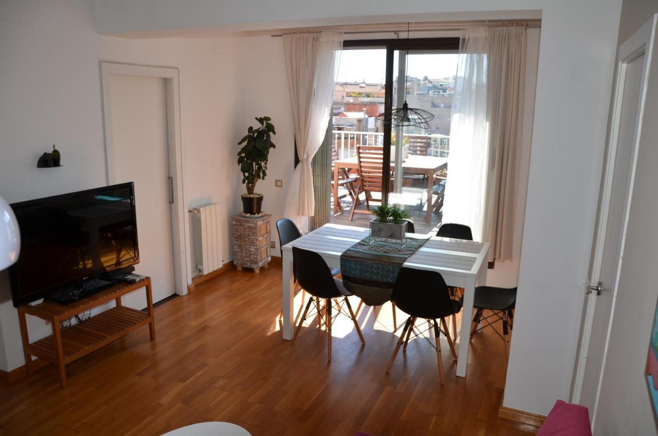 Barcelona Sunny Terrace Apartman Kültér fotó