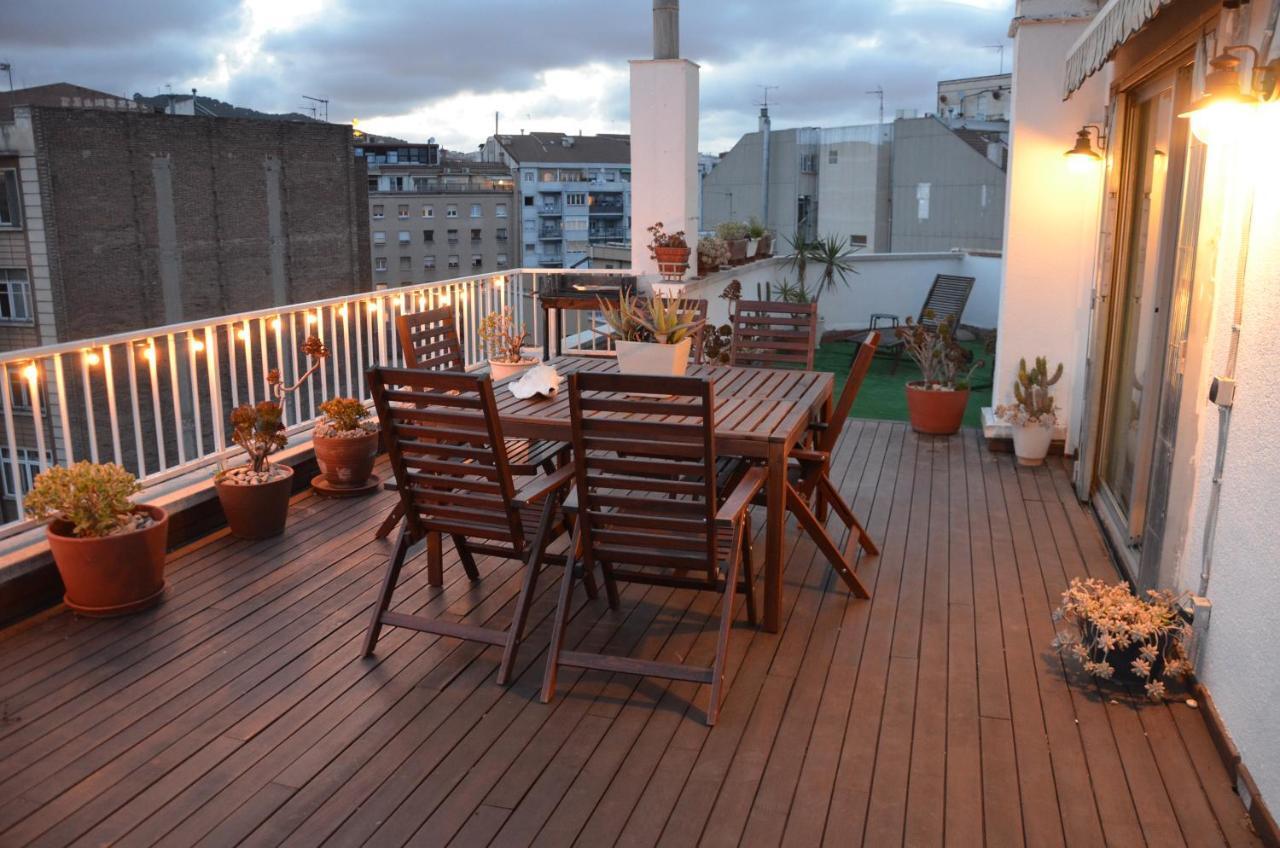 Barcelona Sunny Terrace Apartman Kültér fotó